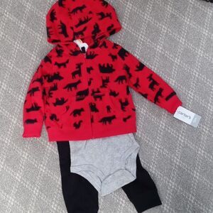 Carter's set of 3 pcs size 12m